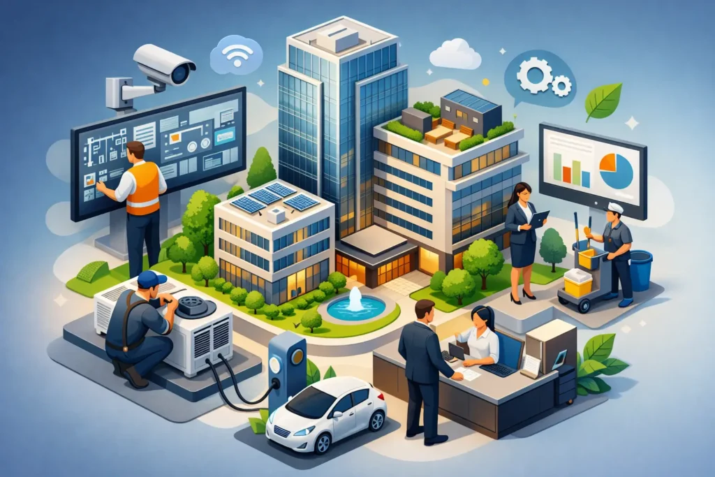 Administración integral de edificios corporativos