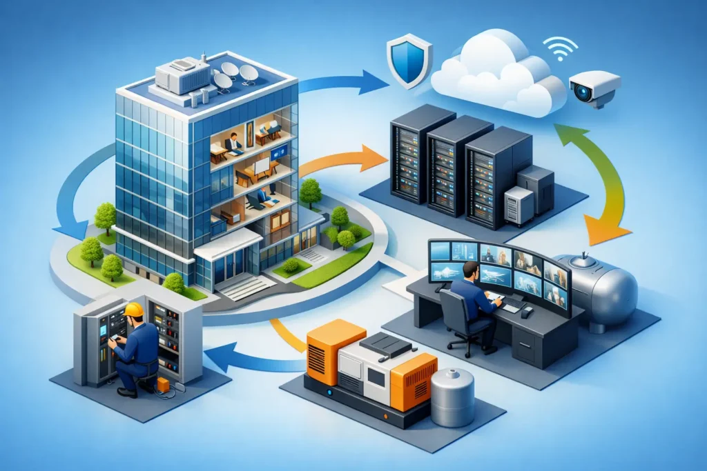 Continuidad operacional en edificios corporativos
