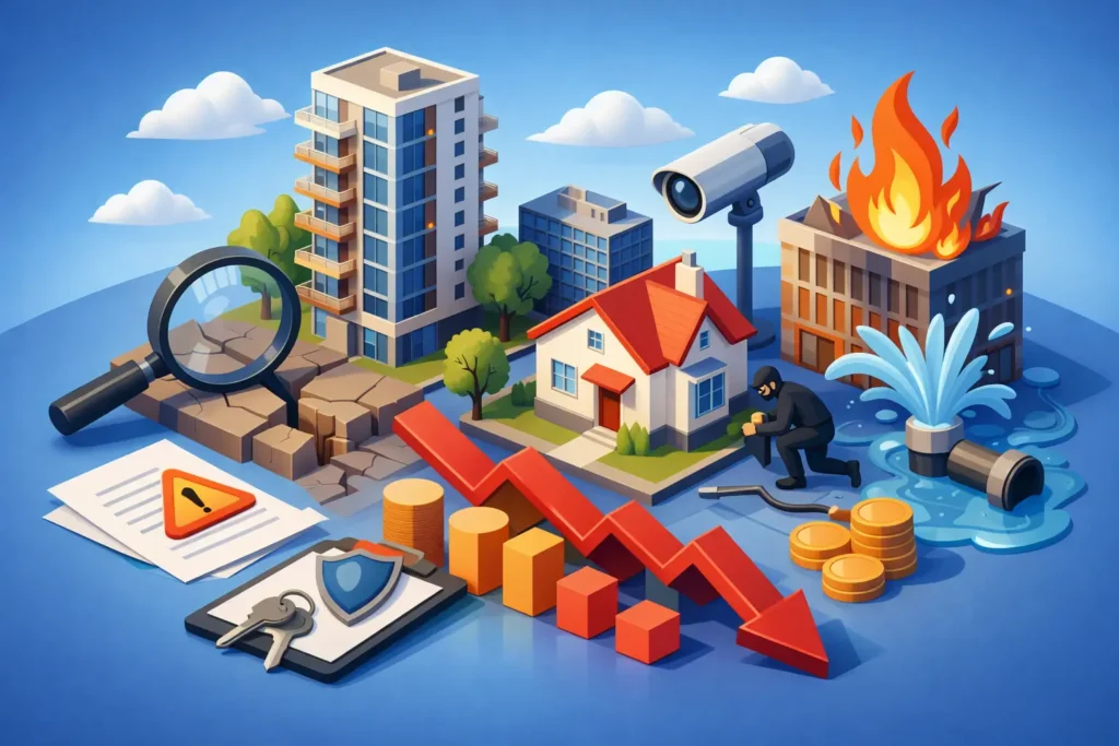 Riesgos operativos en activos inmobiliarios